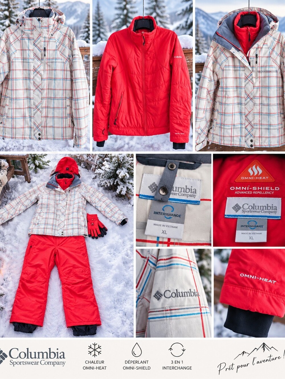 Columbia Winter Snow Set – Jacket XL & Snow Pants L ❄️